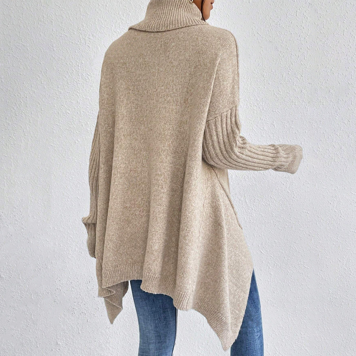 Pull Oversize Col Roulé